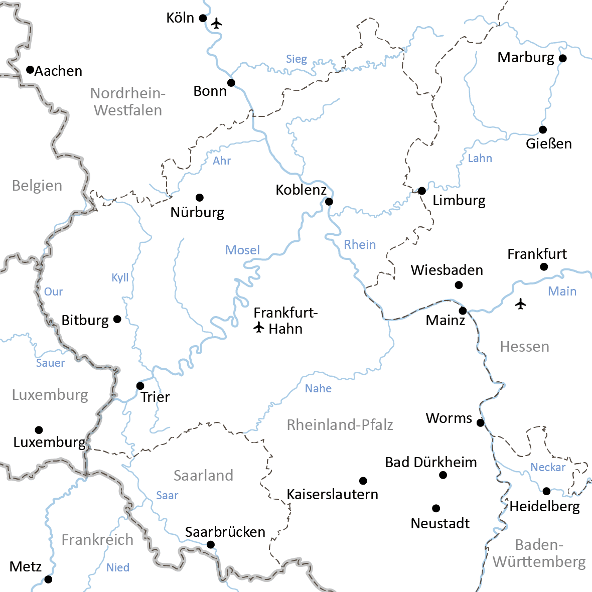 Cycling holidays in Rhineland Palatinate and Saarland