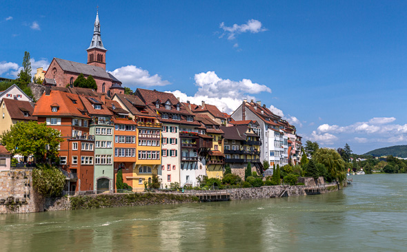 Laufenburg at the Rhine