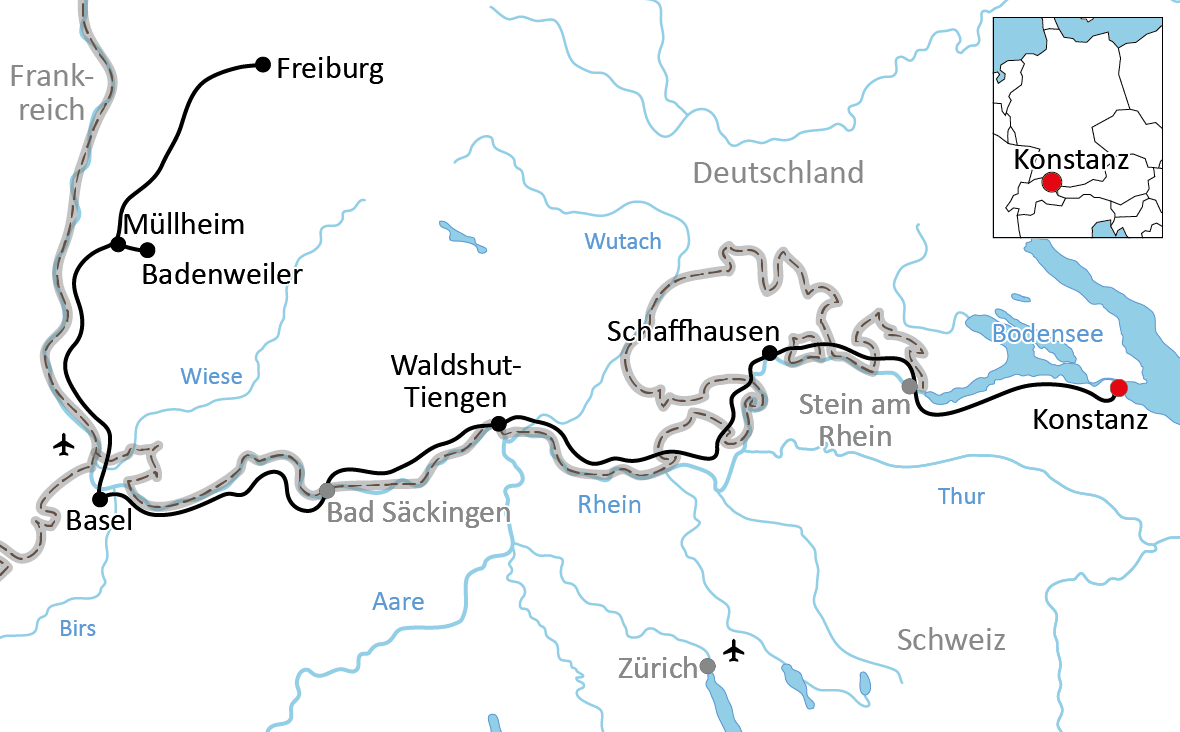 Cycle Tour along the High Rhine