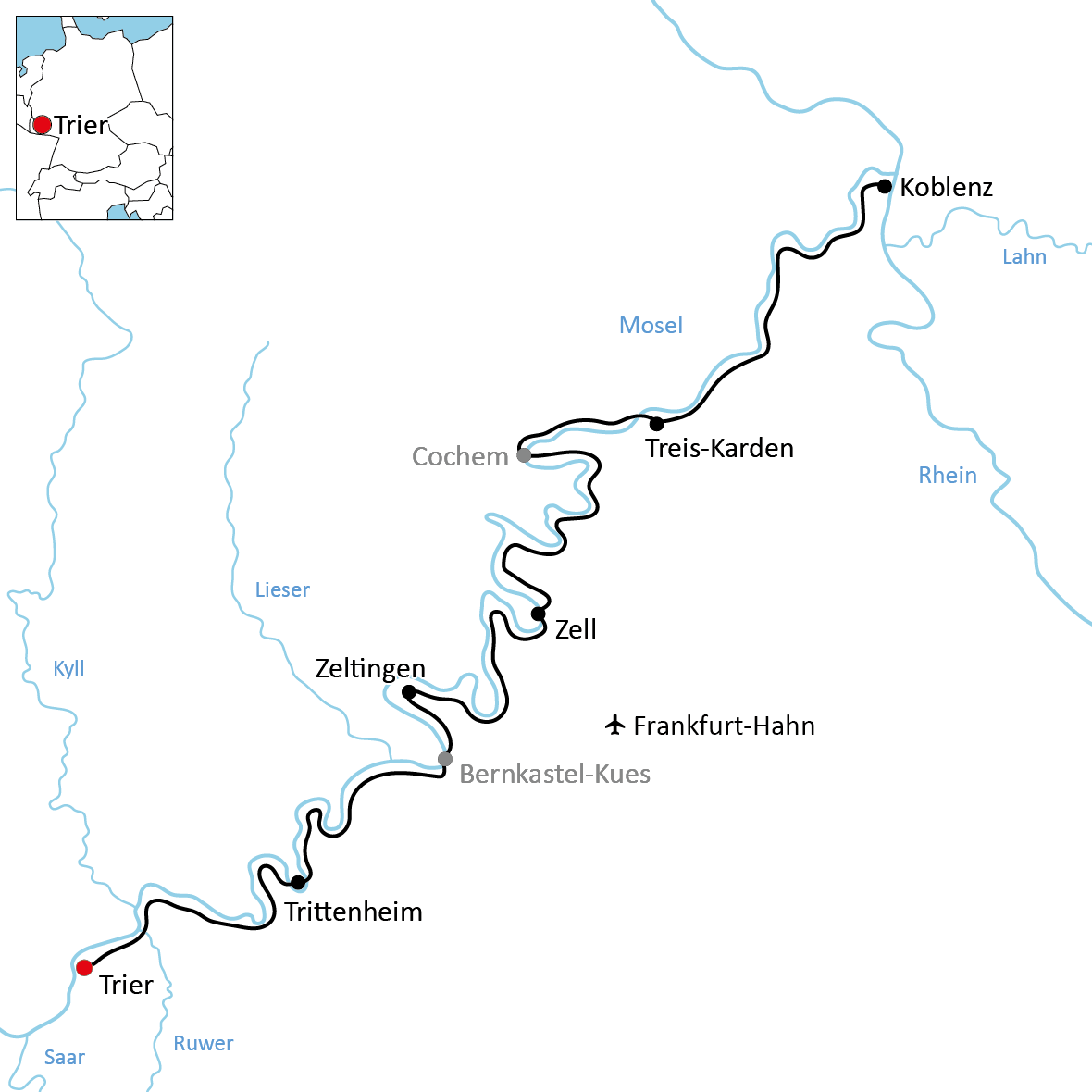 The Moselle Cycle Path