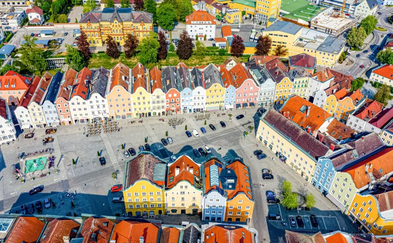 Schärding city center