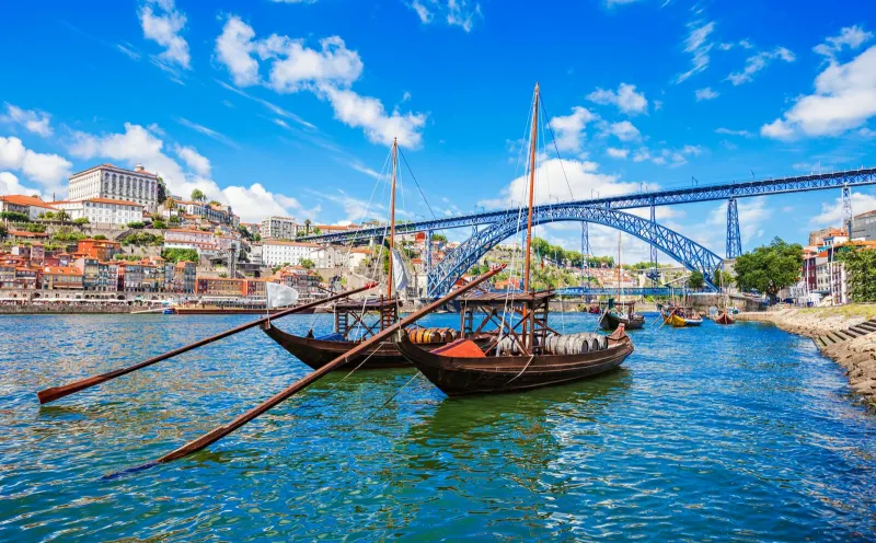 Rabelo boats in Porto