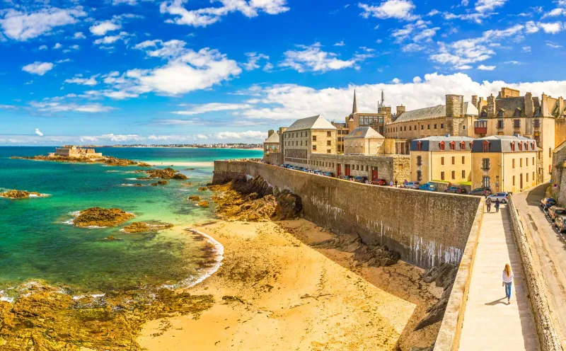 Beach in Saint-Malo