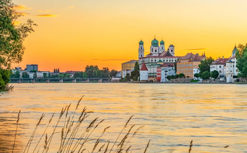 Sunset in Passau