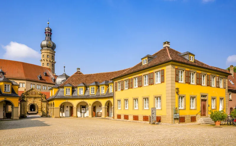 The market square in Weikersheim