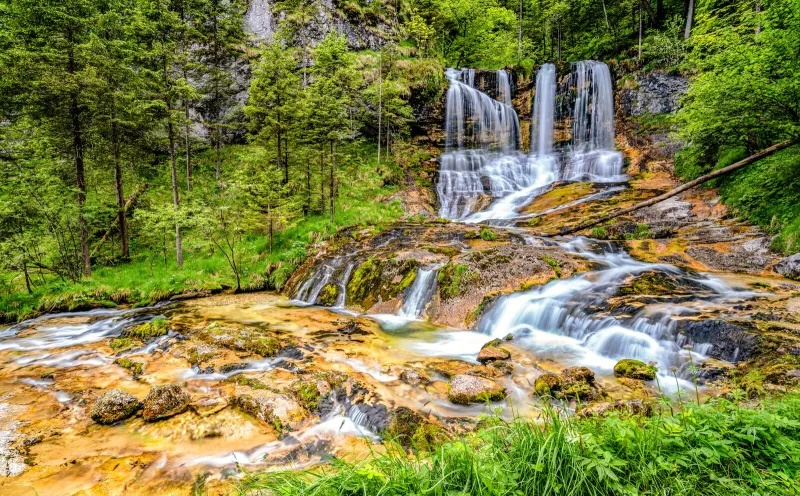 Weißbach waterfalls