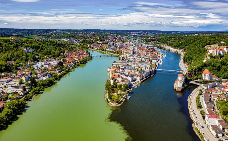 Three-river city of Passau