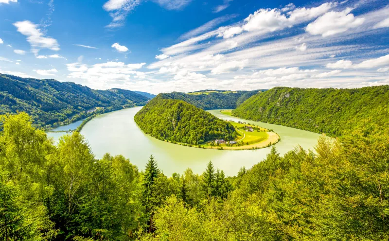 Danube loop in Schlögen