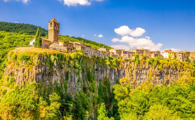 View of Castellfollit de la Roca