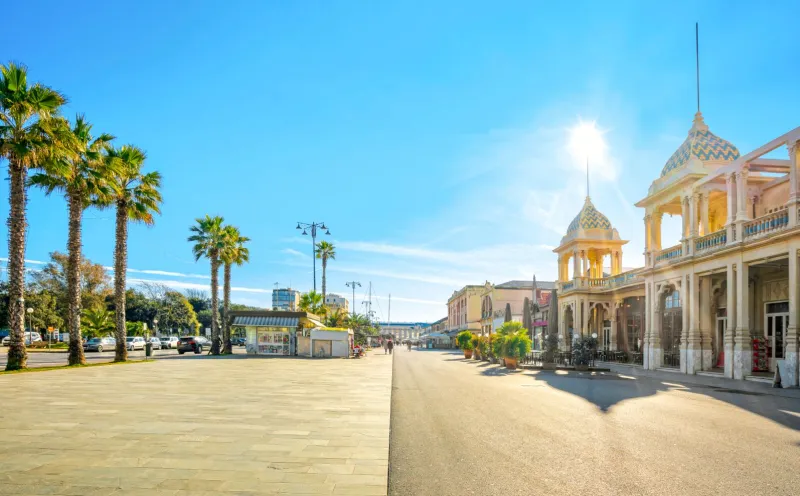 Viareggio promenade