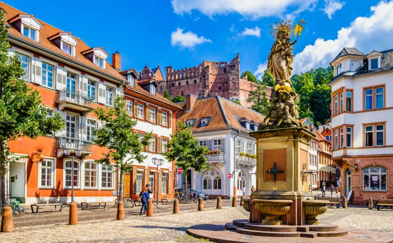 Old Town, Castle, Heidelberg