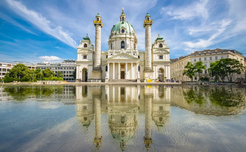 The Karlskirche in Vienna