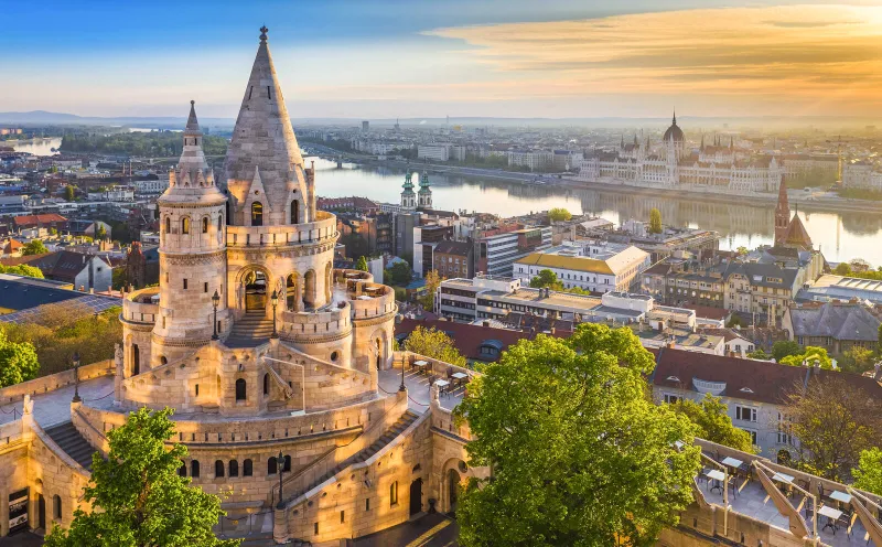 The Fisherman's Bastion in Budapest
