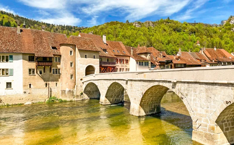 Old Town, St. Ursanne, Switzerland