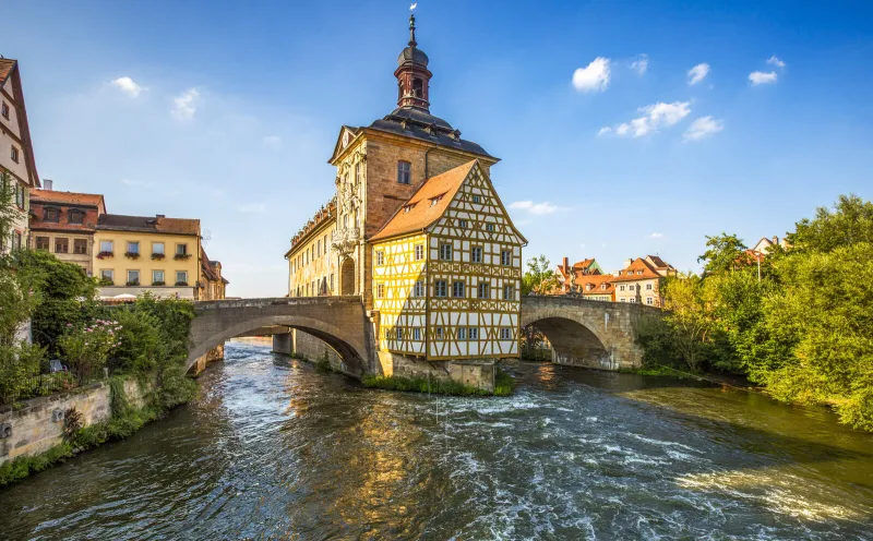 The old town hall in Bamberg