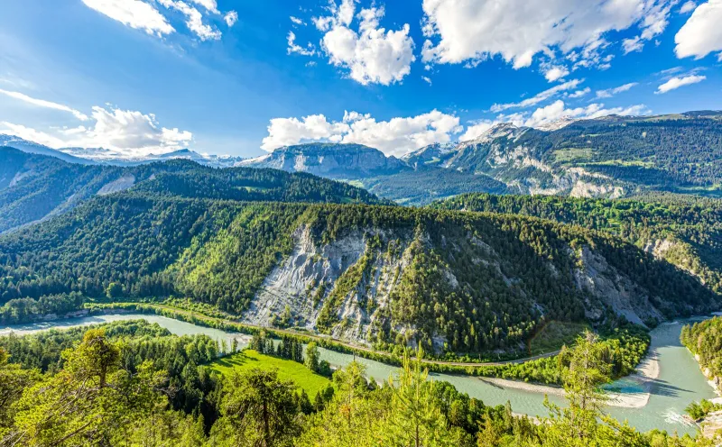 Ruinaulta, Switzerland, Rhine Gorge