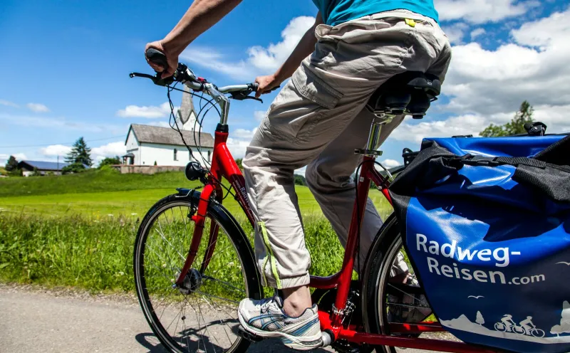 Cyclists in Oberstaufen