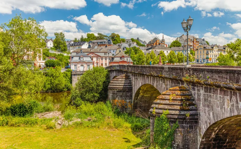 Old Lahn Bridge in Weilburg