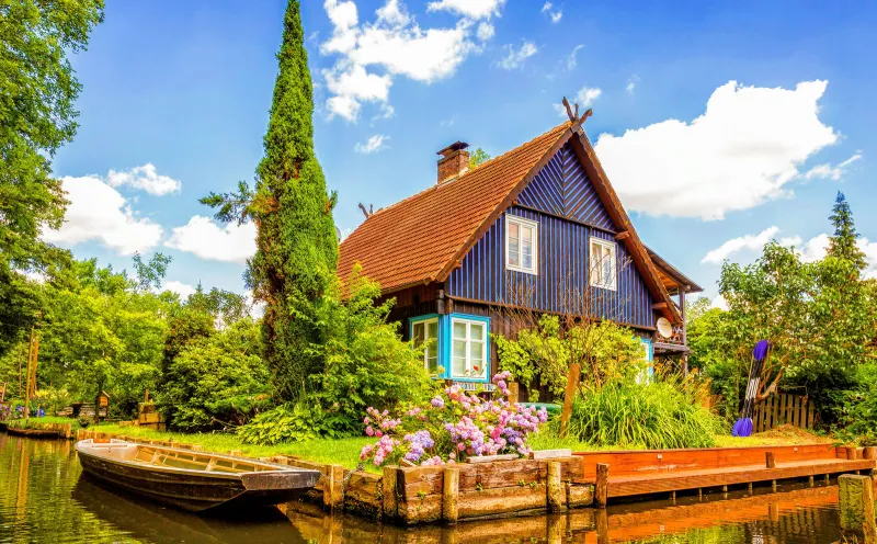 Idyllic living in the Spreewald