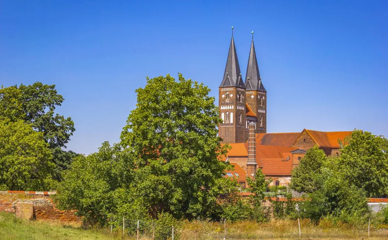 The Jerichow monastery church on the Elbe