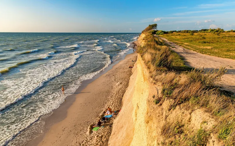 Steep coast near Wustrow
