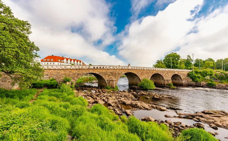 Tullbron bridge in Falkenberg