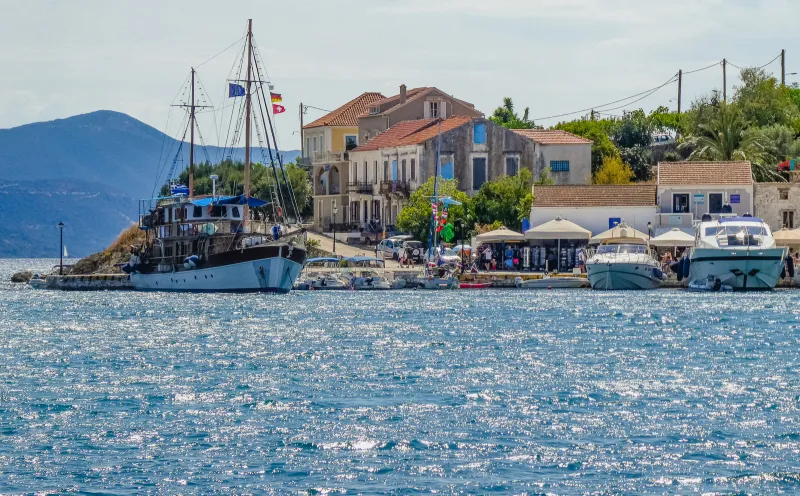 On the island of Kefalonia