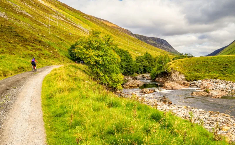 Cycle path, Pitlochry, Scotland