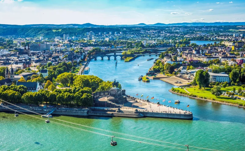 The German Corner in Koblenz
