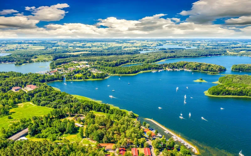 View of Giżycko