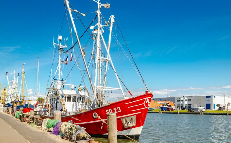 Shrimp boat in Büsum