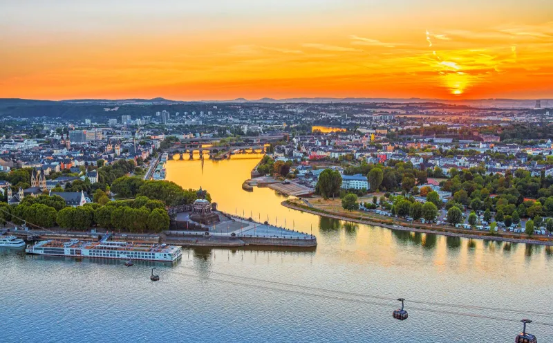 German Corner in Koblenz