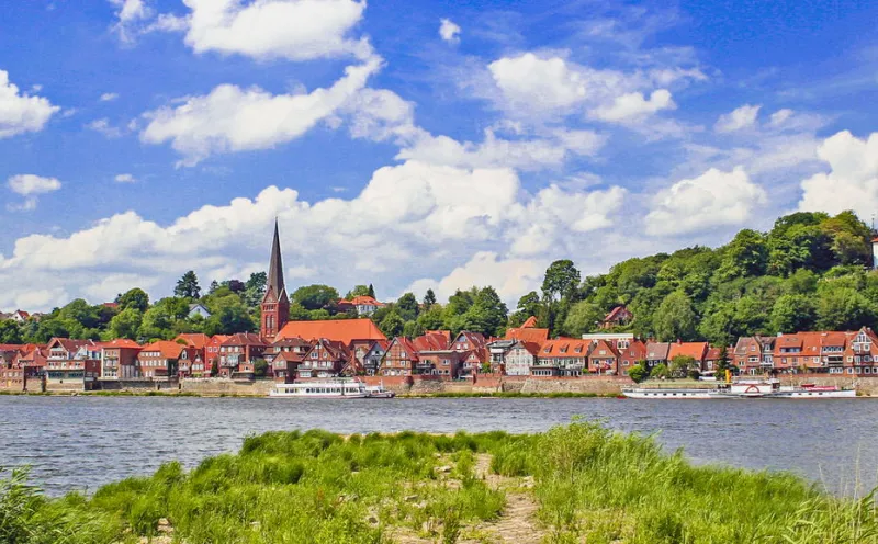 The old shipping town of Lauenburg