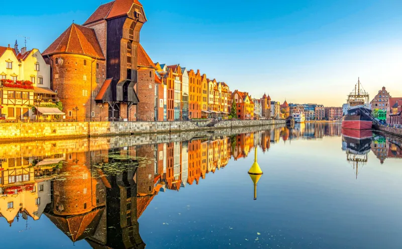 Evening mood in Gdańsk 