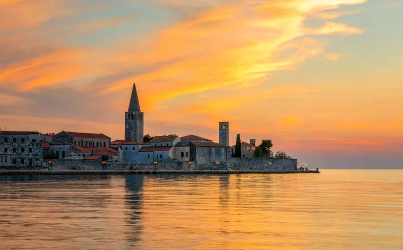 Sunset in Poreč