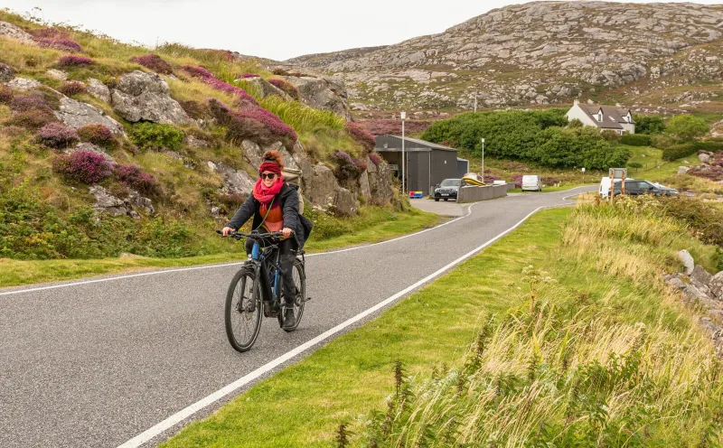 On the road in the Hebrides