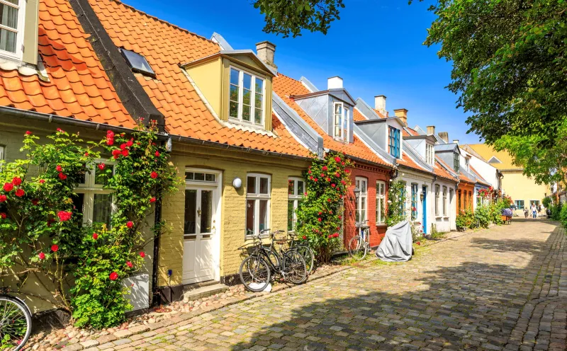 The idyllic Møllestien in Aarhus