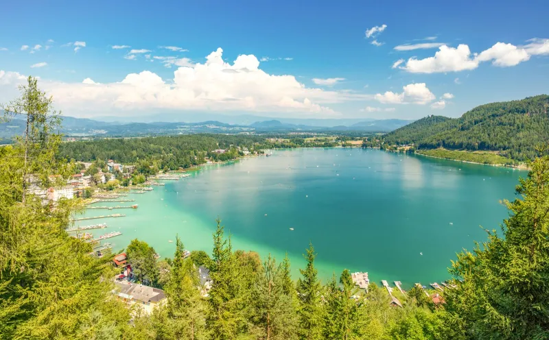Aerial view of Lake Klopein