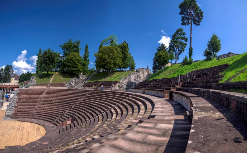 The amphitheater at Augusta Raurica