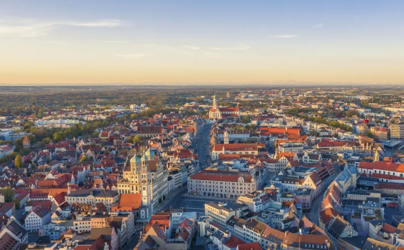 Augsburg aerial view