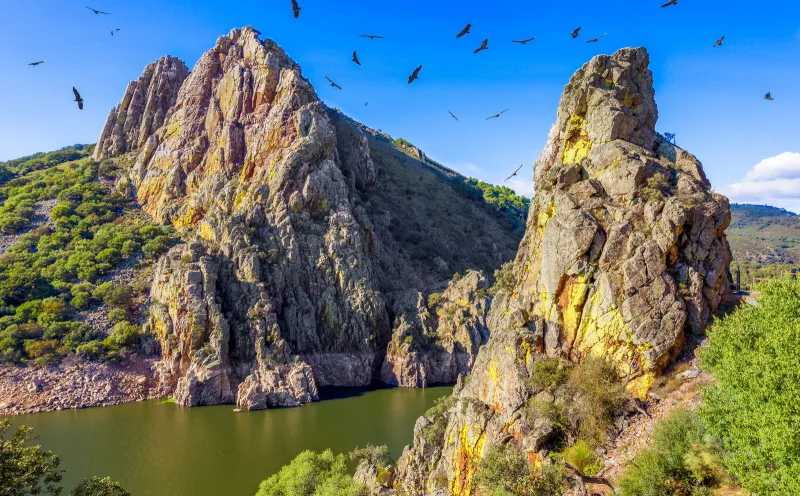 Viewpoint at the Castillo de Monfrague
