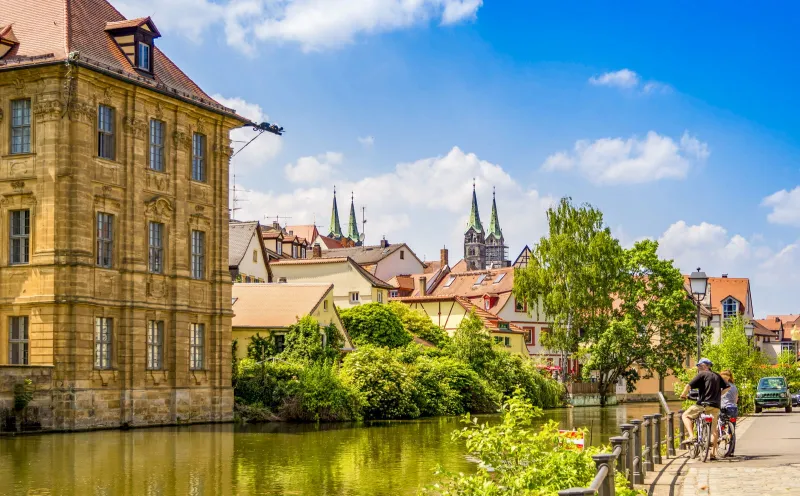 Bamberg, Old Town, Regnitz, Villa Concordia