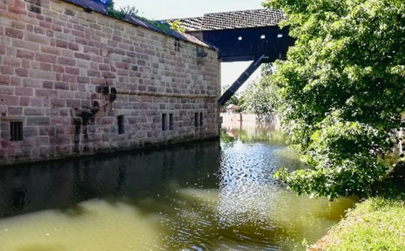 The beer garden on the city wall