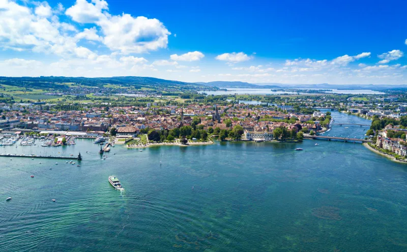 Constance Kreuzlingen Lake Constance Overview