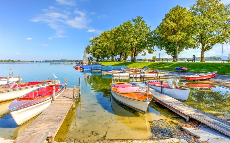 Boats Lake Chiemsee