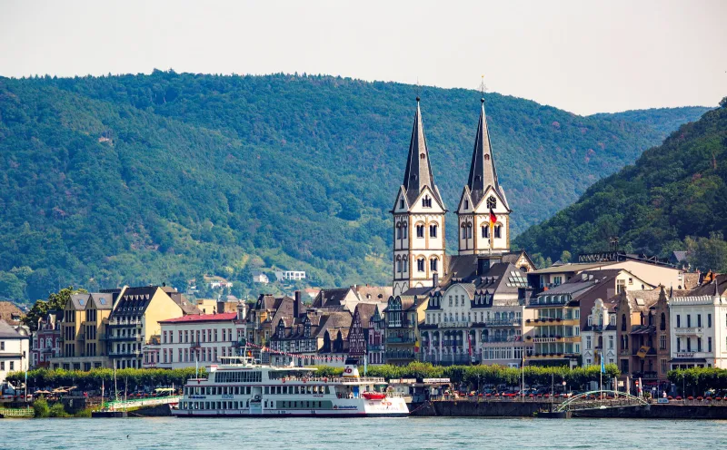 Rhine promenade in Boppard