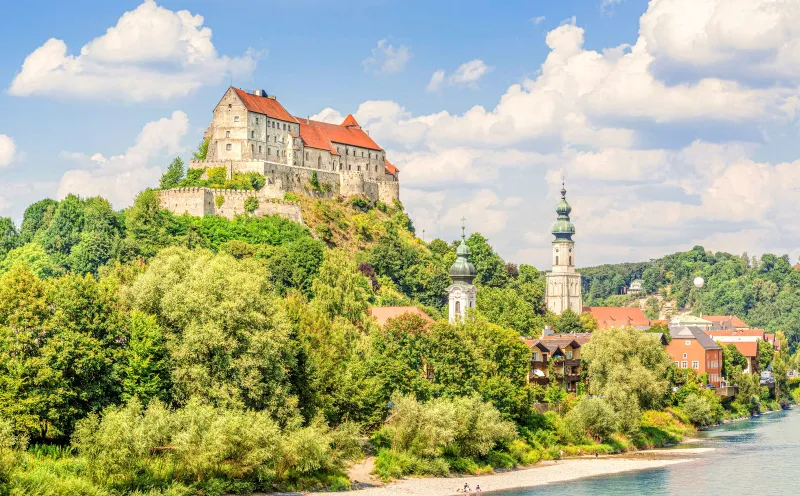 Castle in Burghausen