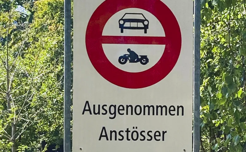 Traffic sign Switzerland