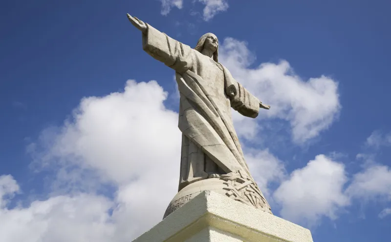 Christo Rei statue Madeira, Caniço