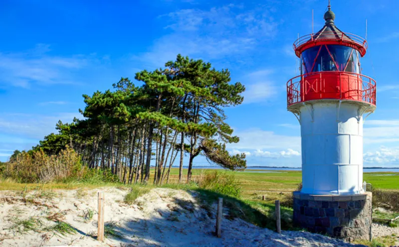 The lighthouse on Hiddensee